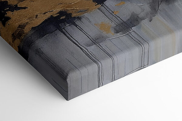 A painting of a flower