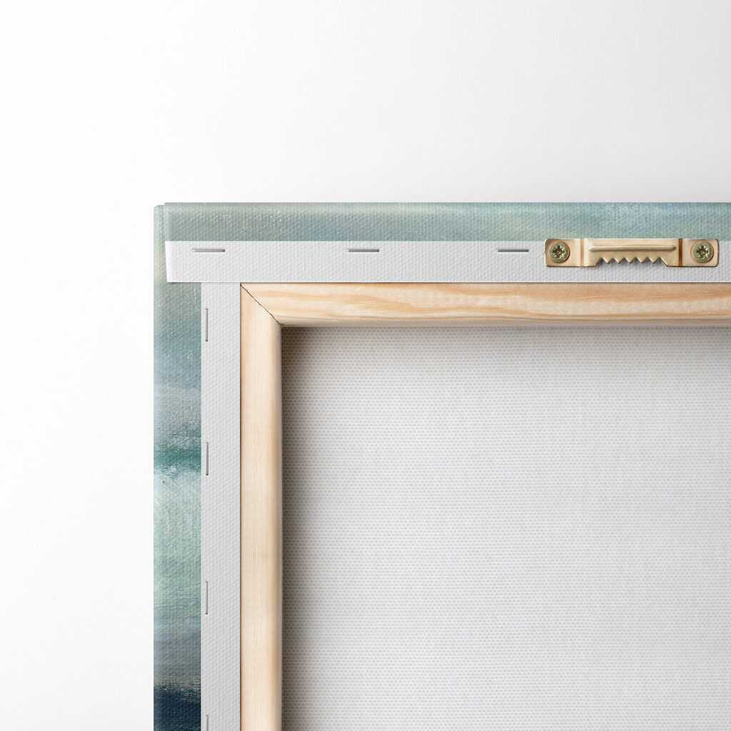 A painting of a beach