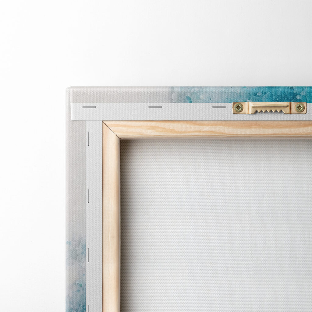 A blue and white watercolor painting A blue and white watercolor painting