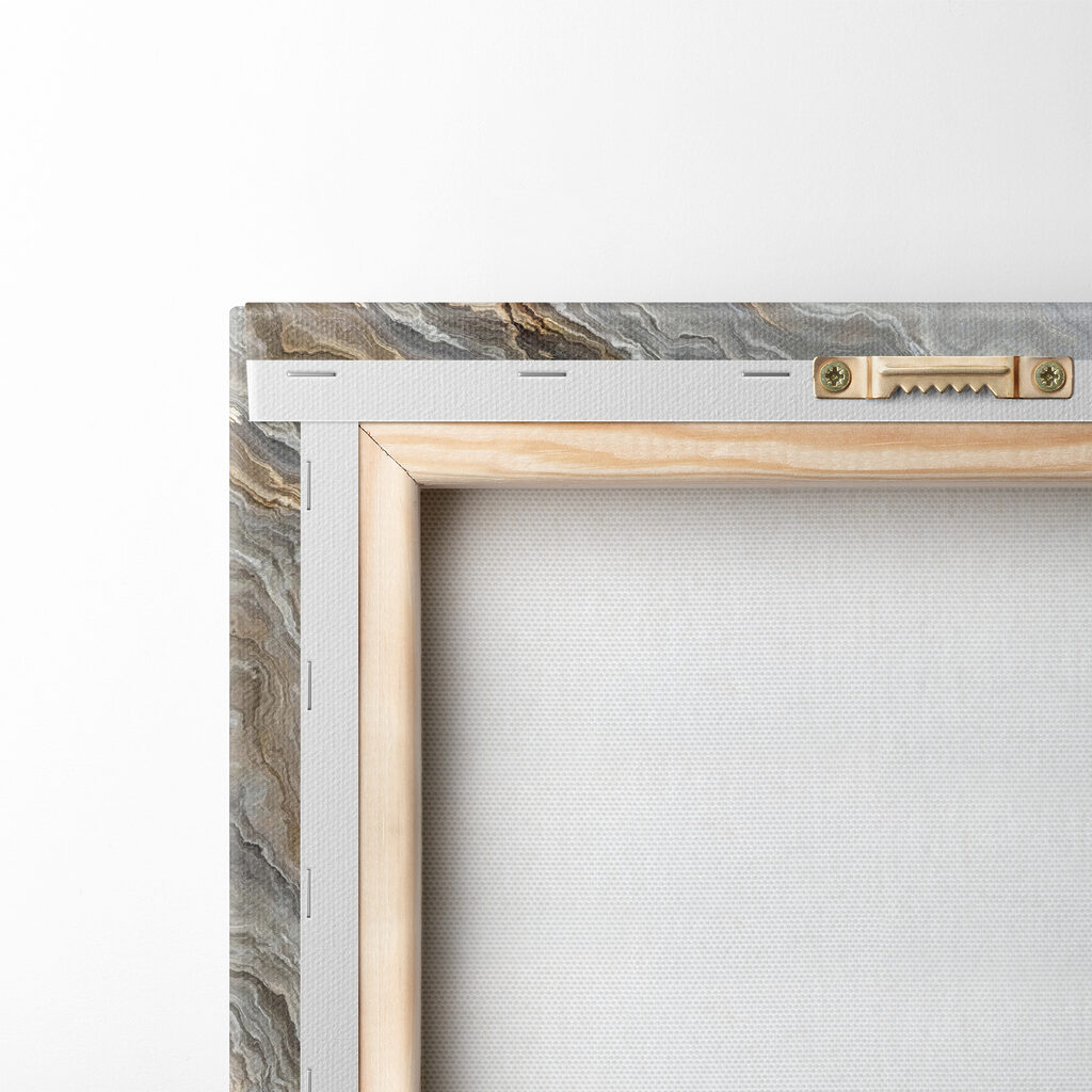 A close up of a marble