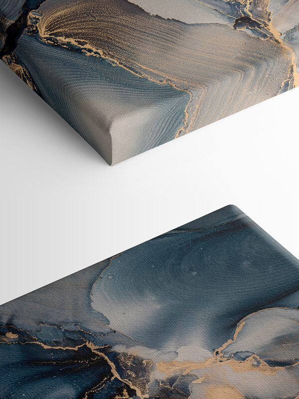 Ocean waves in abstract colors