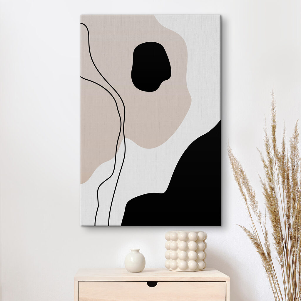 A black and white pattern