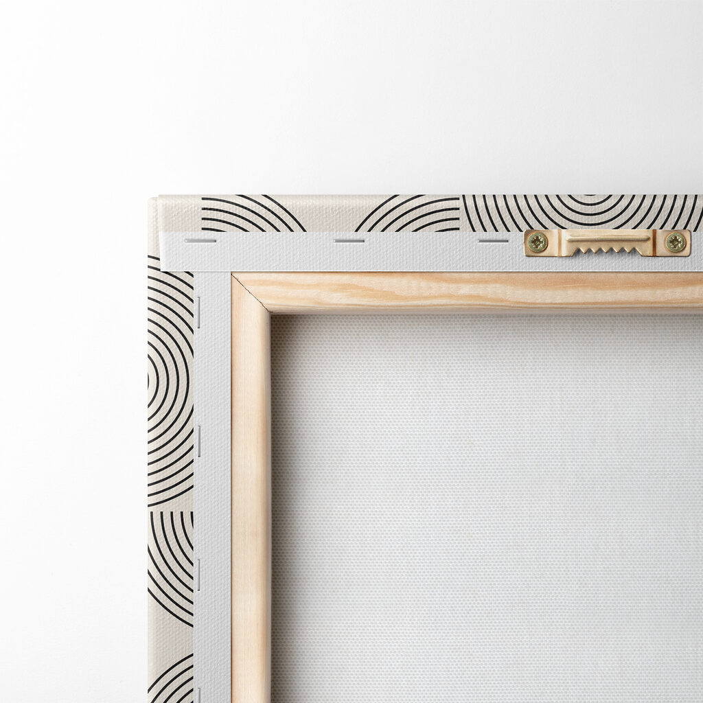 A pattern of circles and lines