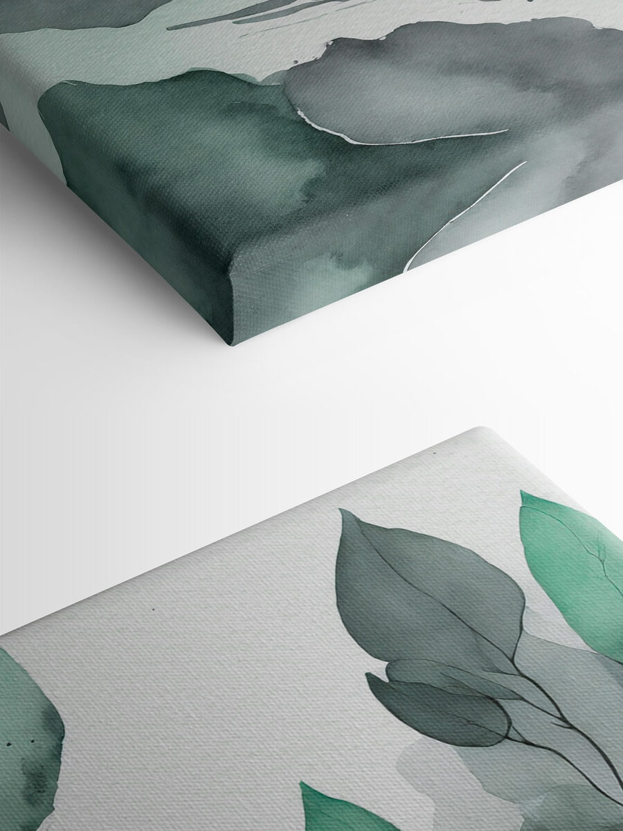 A watercolor painting of a plant A watercolor painting of a plant