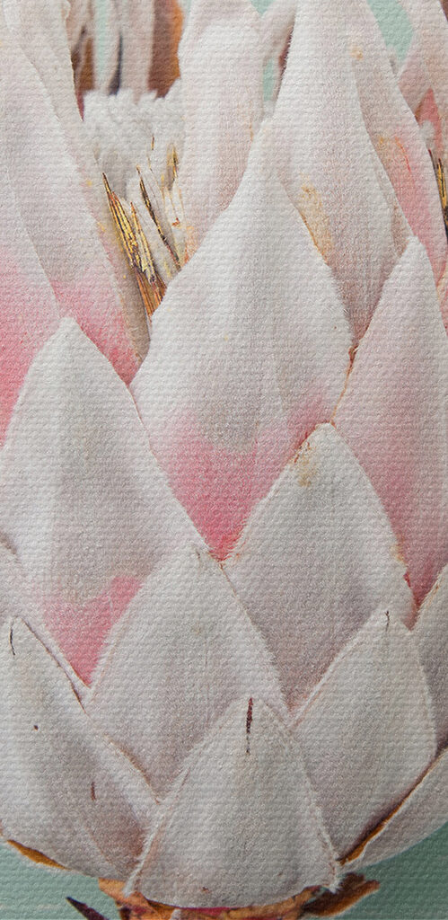 A flower on a stick
