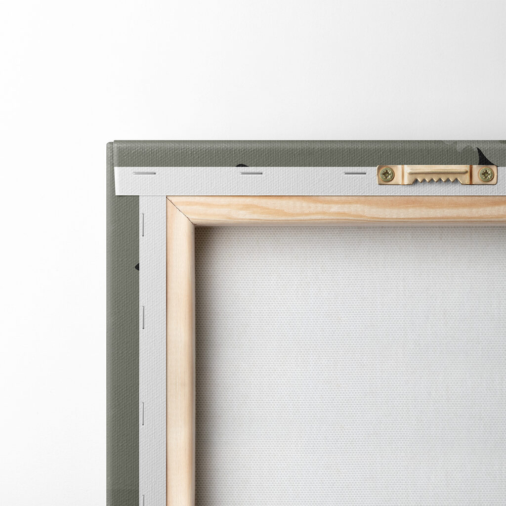 A cartoon of a monkey holding a headphone