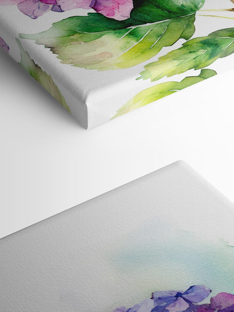 A watercolor of a flower