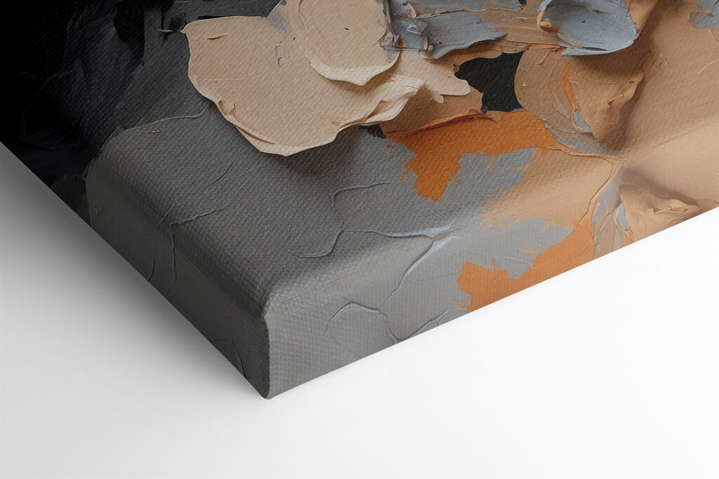 A close up of a painting A close up of a painting