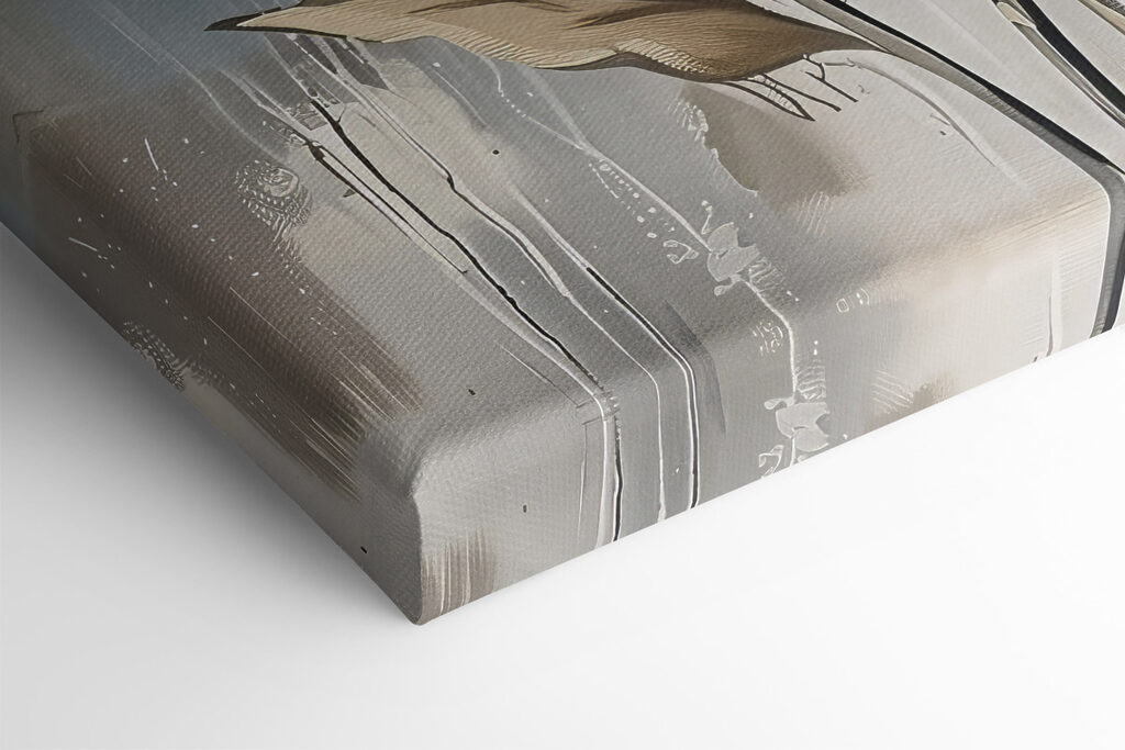 A painting of white flowers A painting of white flowers