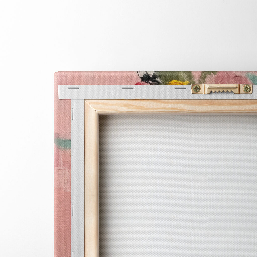 A painting of a woman with flowers in her hair