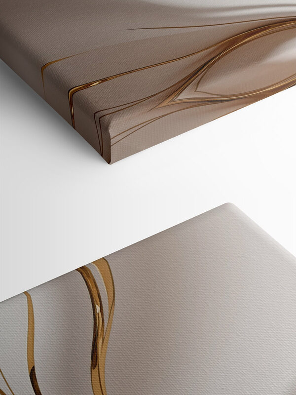 Elegant Swirls of Cream and Amber Elegant Swirls of Cream and Amber