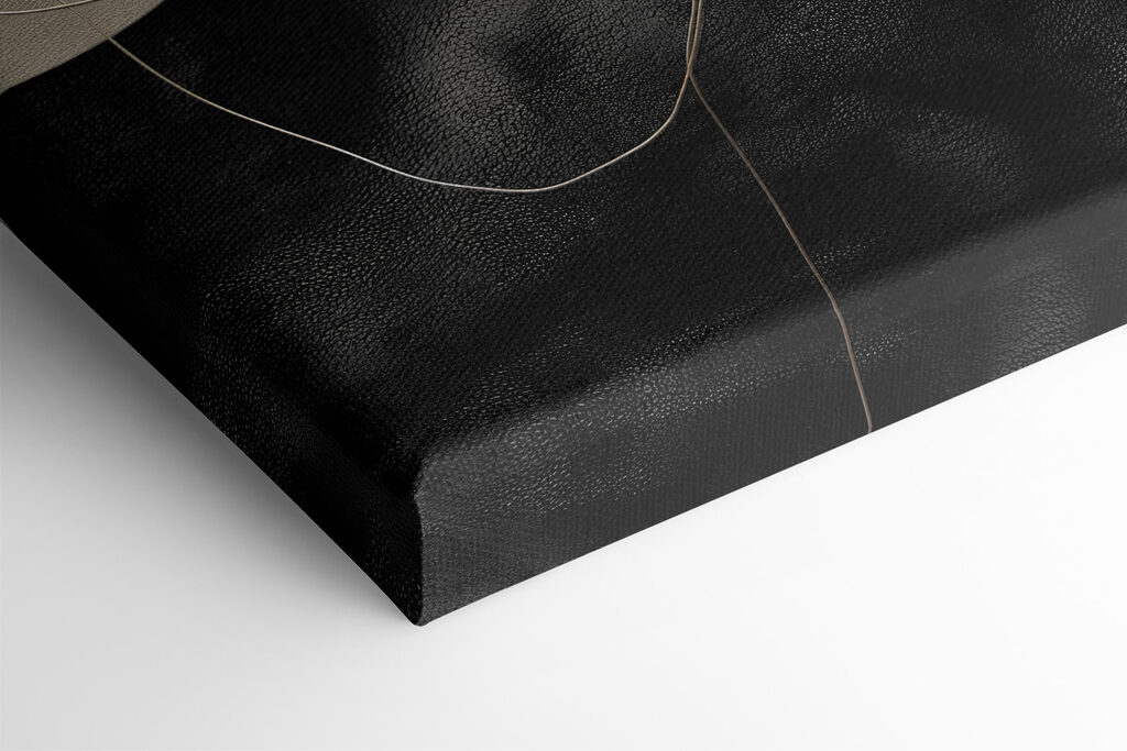 Abstract waves and lines intertwining
