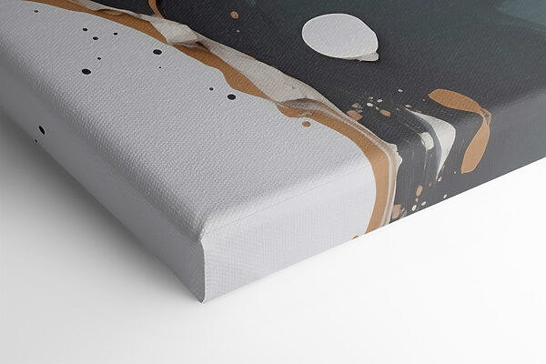 Fluid shapes in soothing earth tones
