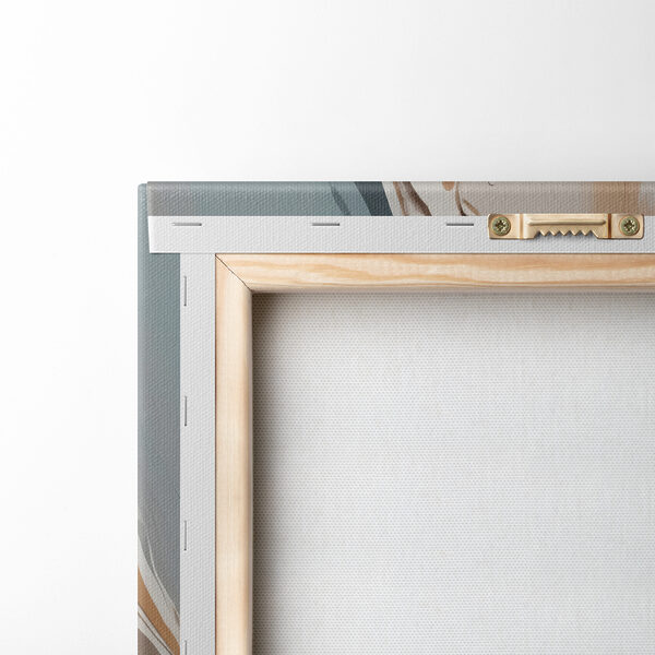Fluid shapes in soothing earth tones
