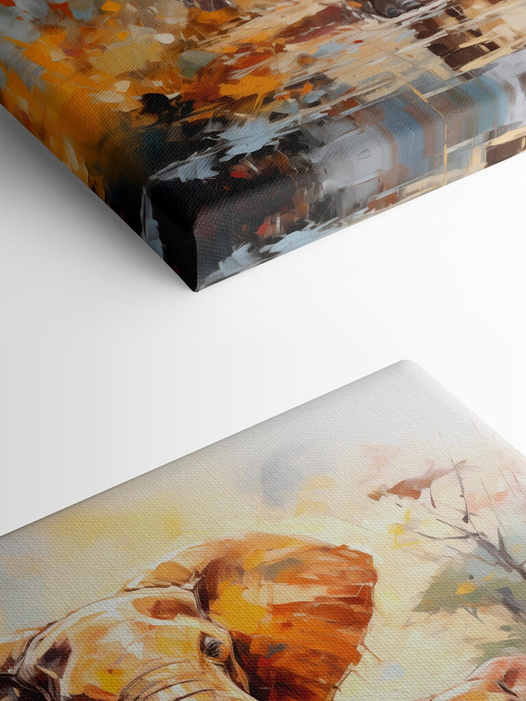 Group of elephants walking through water Group of elephants walking through water