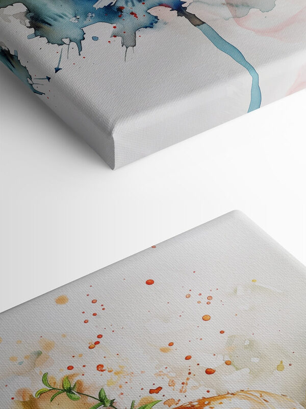 Watercolor of a burger Watercolor of a burger