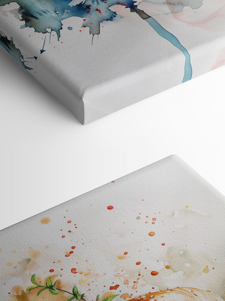 Watercolor of a burger Watercolor of a burger