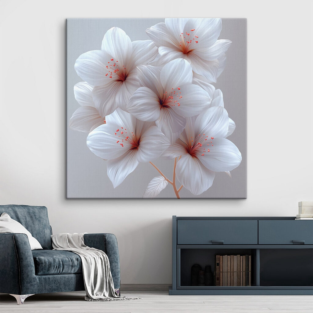 Group of white flowers