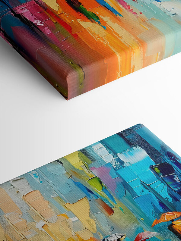 Group of people with umbrellas