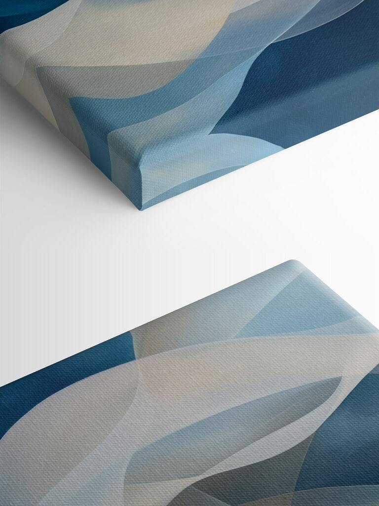 Blue and white swirly pattern Blue and white swirly pattern