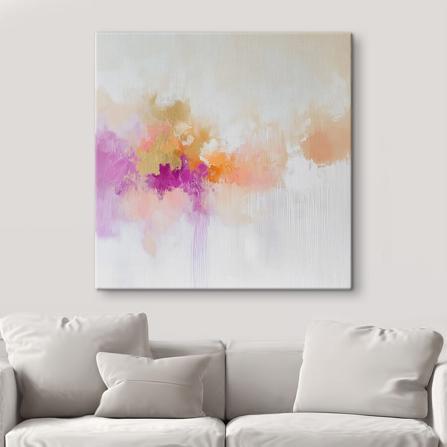 Painting of a colorful explosion Painting of a colorful explosion