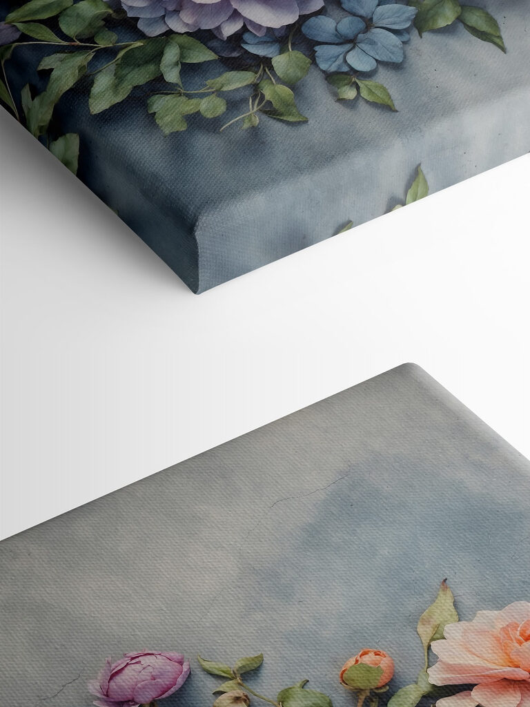 Group of colorful flowers