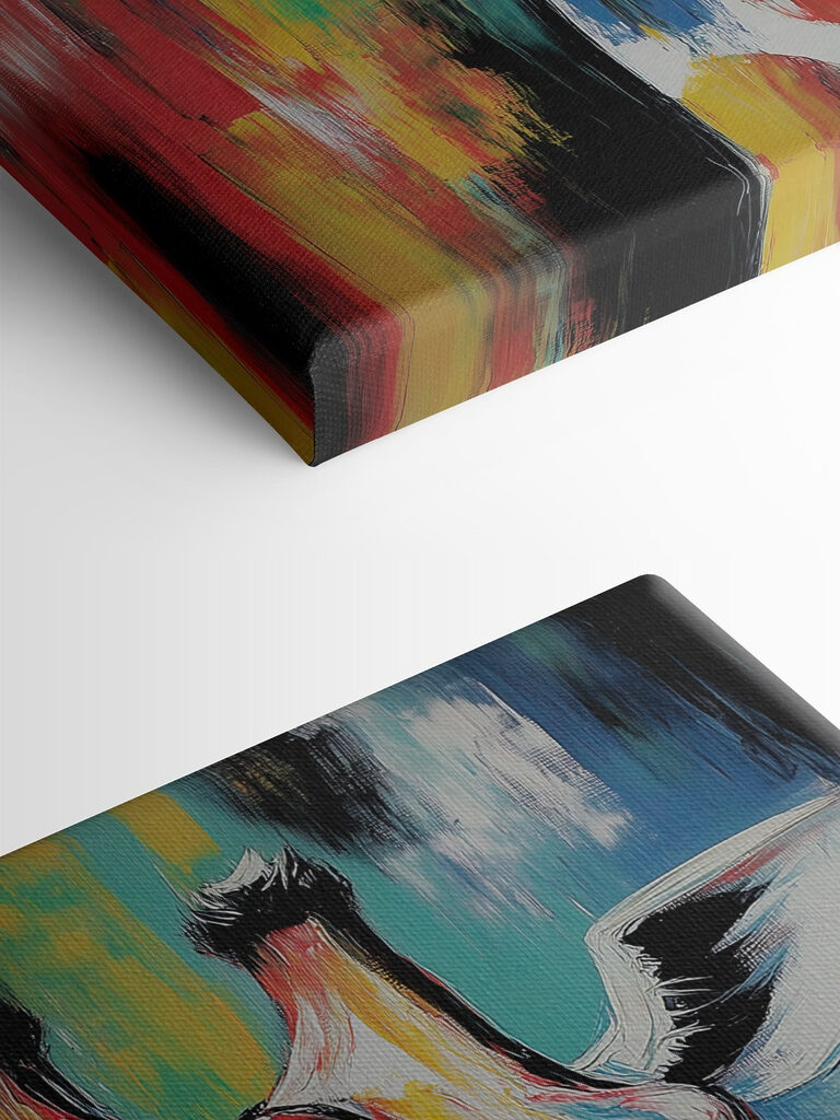 Painting of a giraffe Painting of a giraffe