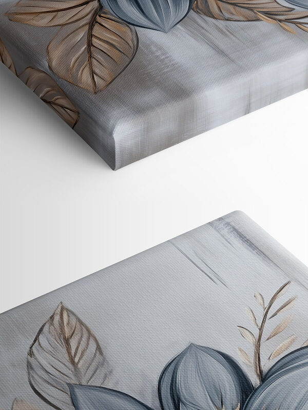 Painting of flowers and leaves Painting of flowers and leaves