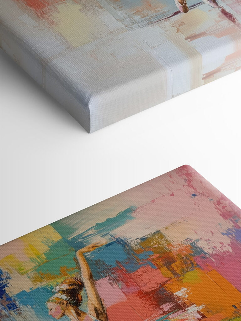 Woman in a tutu dancing