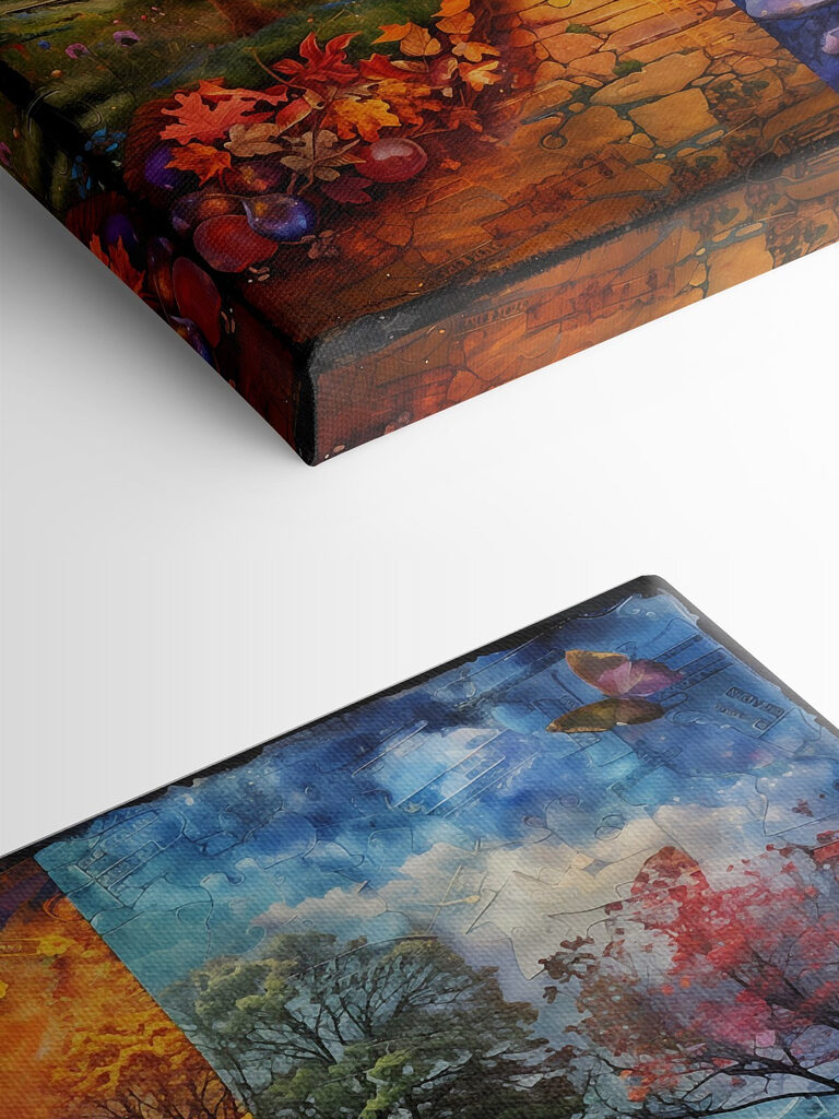 Painting of a tree and a path