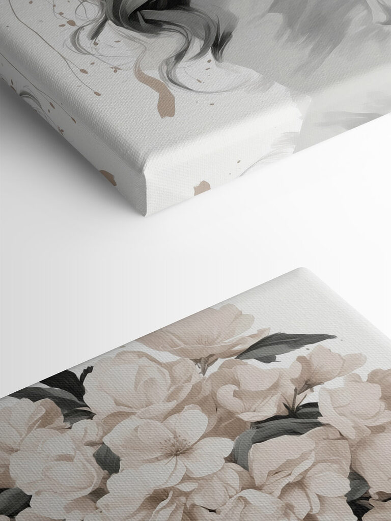 Woman with flowers on her head Woman with flowers on her head