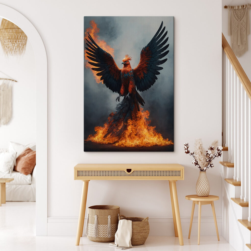 Bird with wings spread out Bird with wings spread out