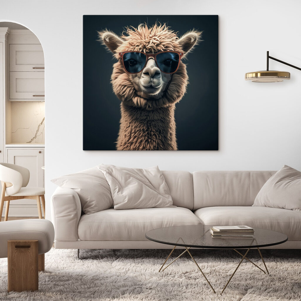 Llama wearing sunglasses Llama wearing sunglasses