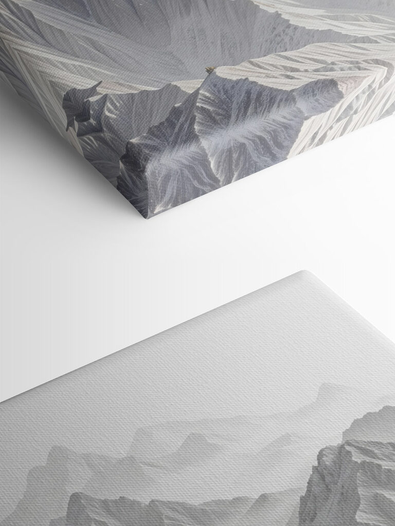 Snowy mountain range with clouds Snowy mountain range with clouds