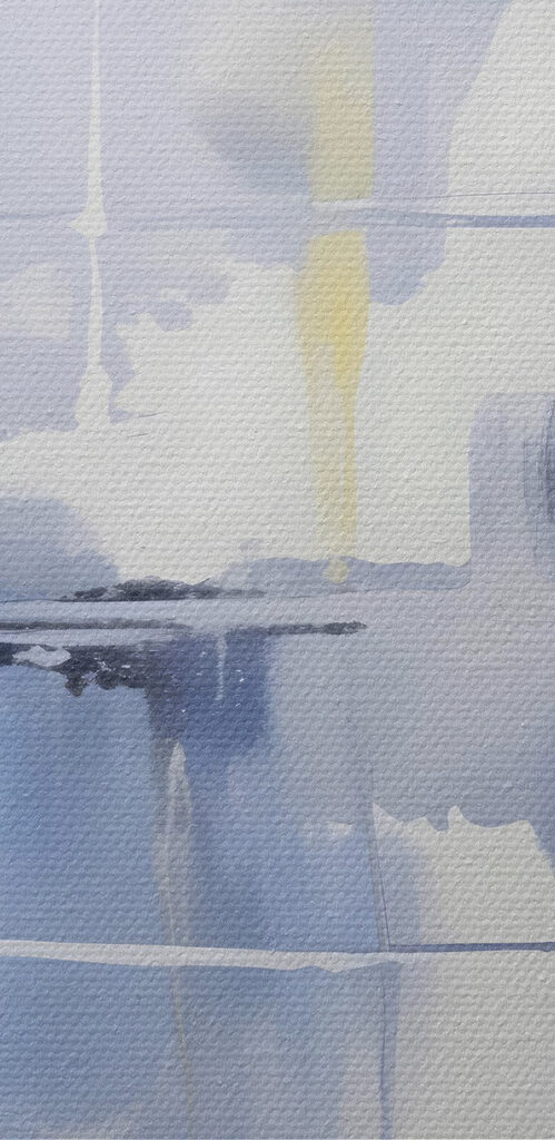 Blue and white wall Blue and white wall