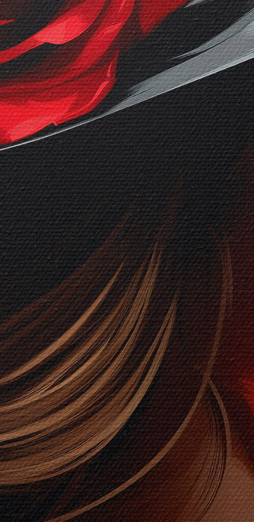 Woman with a rose in her hat