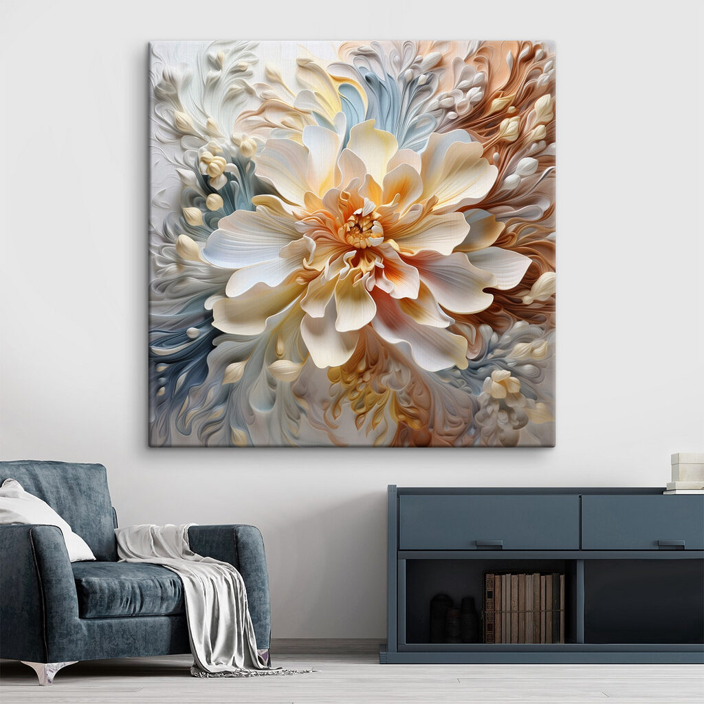 Beautiful floral abstract composition Beautiful floral abstract composition