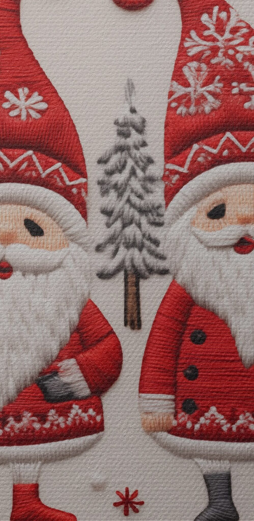 Group of gnomes and trees Group of gnomes and trees