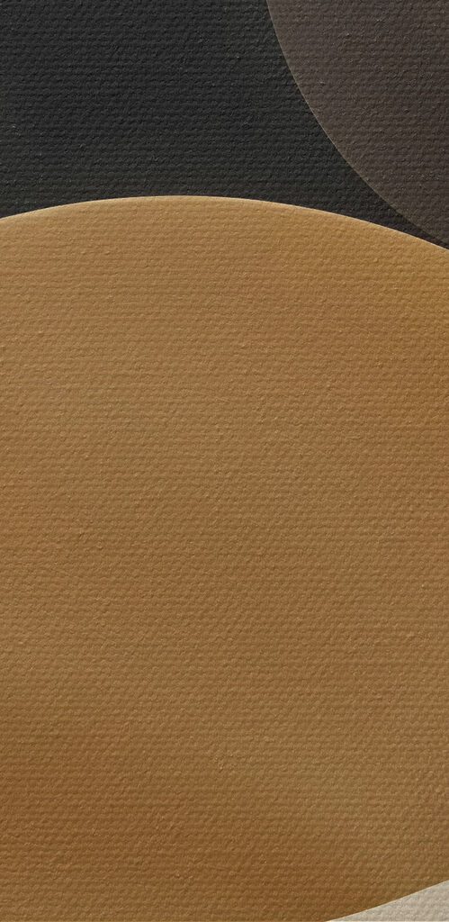 Abstract circles on a dark background