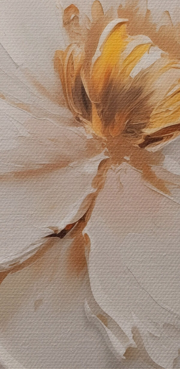 Painting of a white flower Painting of a white flower