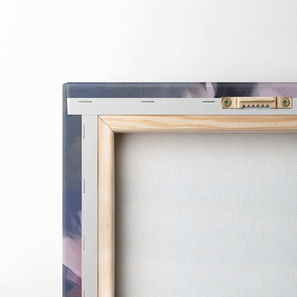 Pink flower with green leaves Pink flower with green leaves