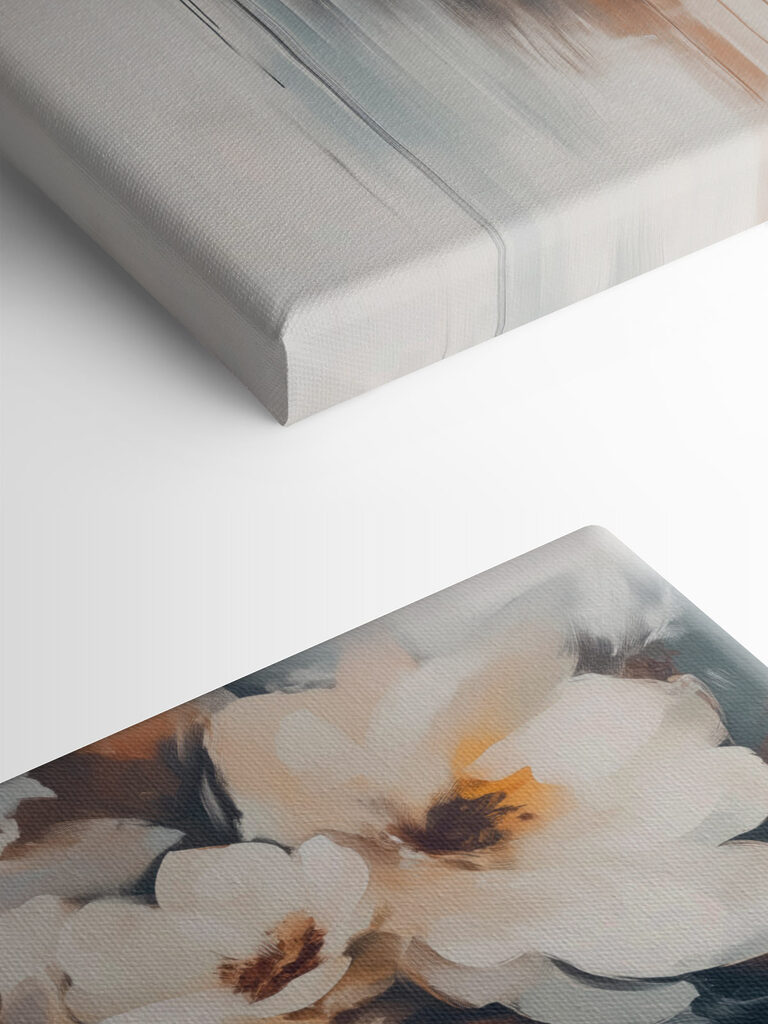 Woman with flowers in her hair