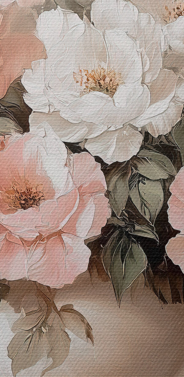 Painting of flowers in a vase Painting of flowers in a vase