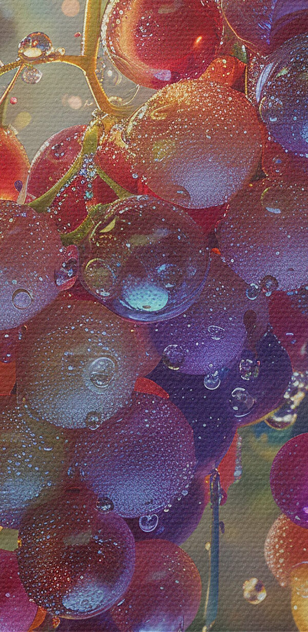Bunch of grapes with water droplets on them Bunch of grapes with water droplets on them