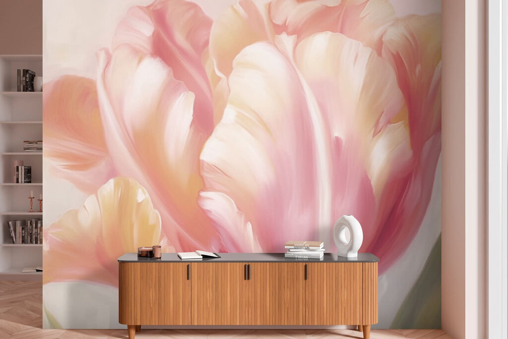 Soft petals in gentle colors