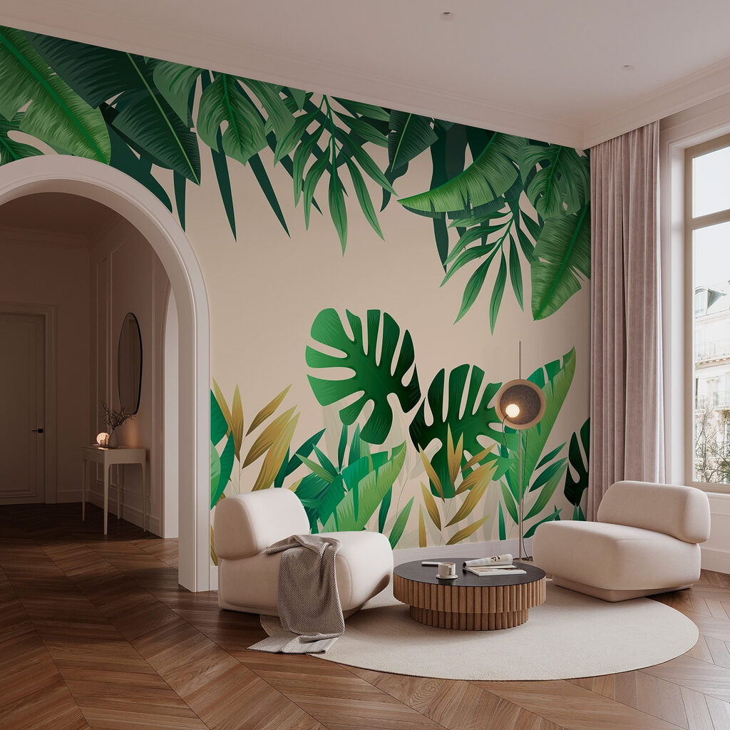 Group of green leaves Group of green leaves