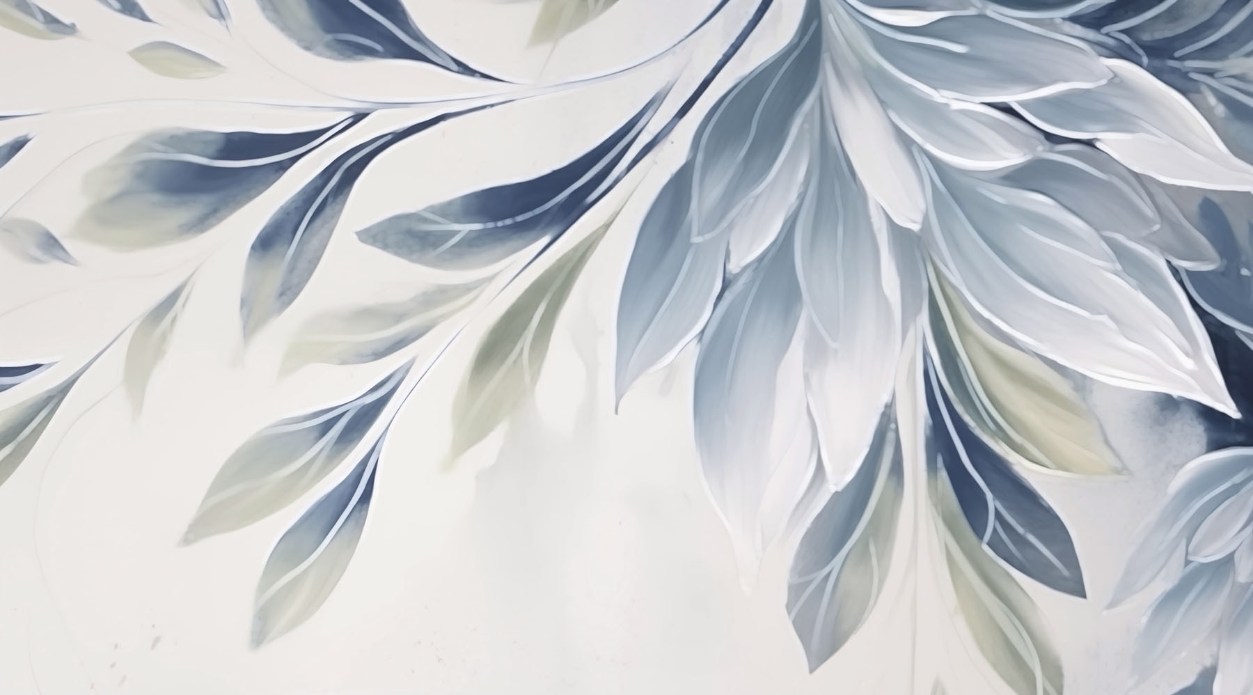 Elegant leaves in soft colors Elegant leaves in soft colors