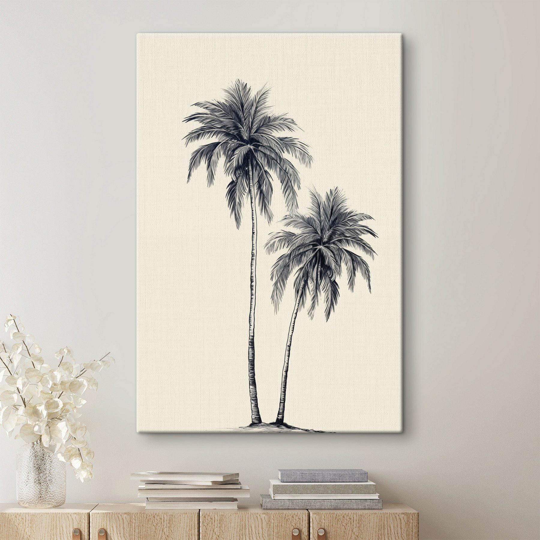 Group of palm trees