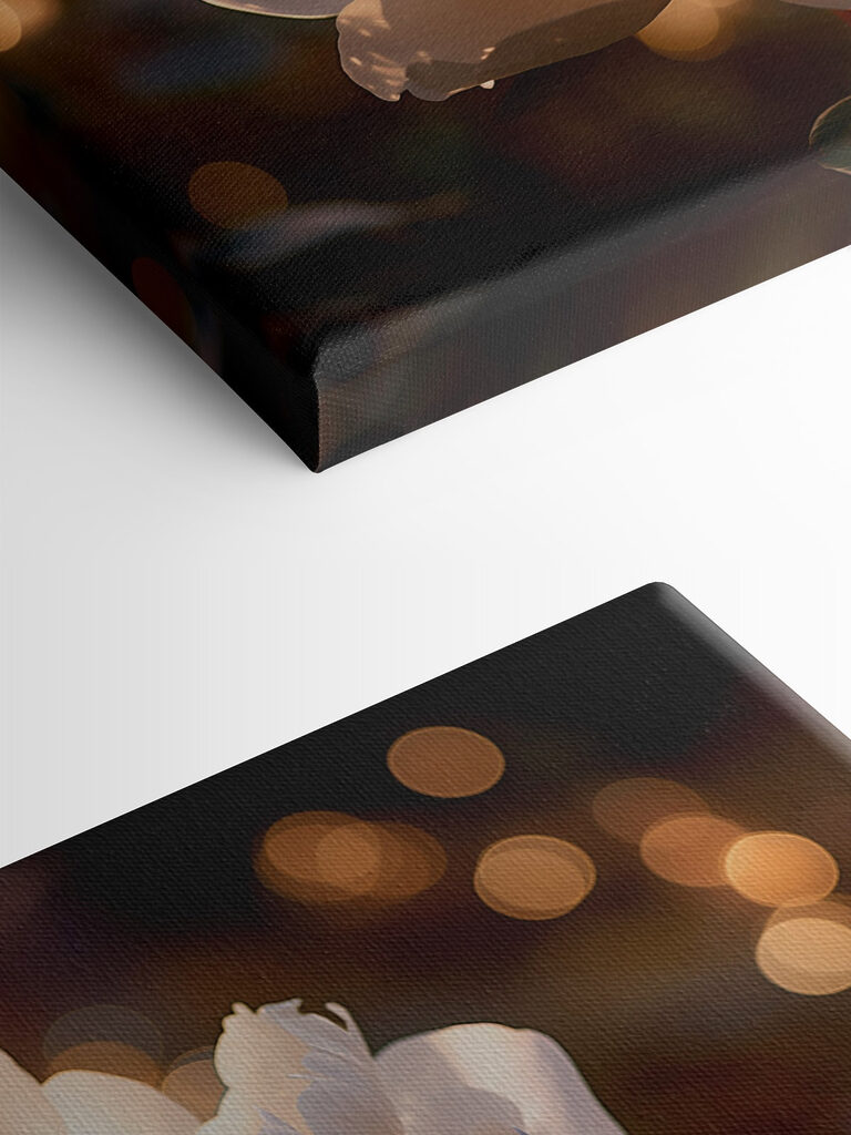 White flower with yellow center