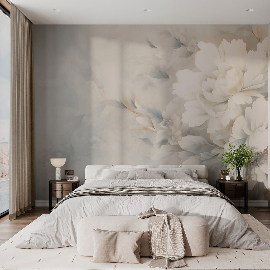 Delicate blooms on a soft backdrop